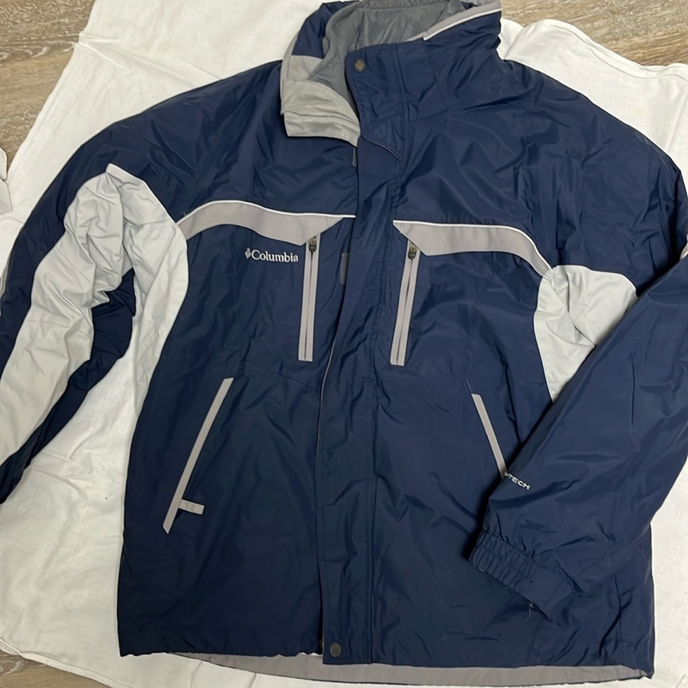 Men’s Columbia jacket with zipper liner